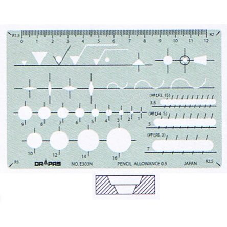 DRAPAS Template Finish Precision 31-303 E-303
