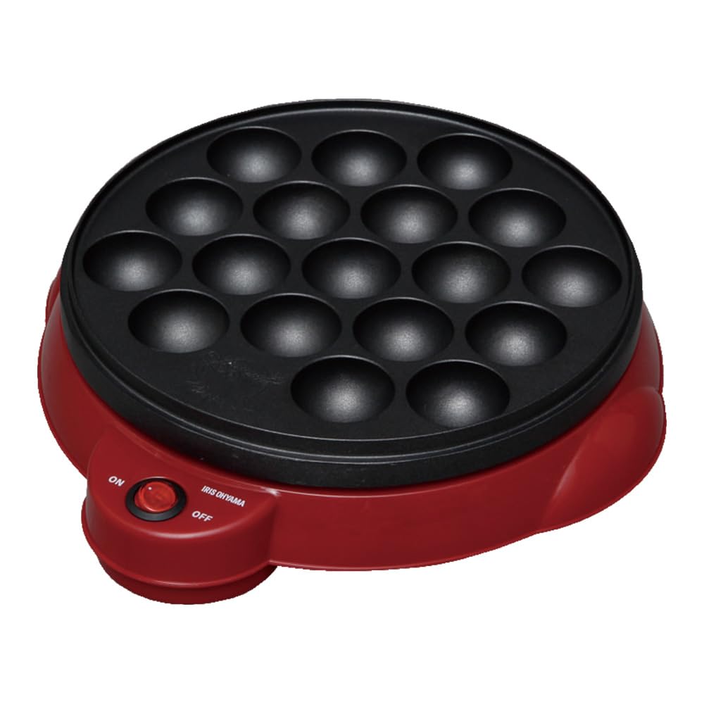 Iris takoyaki device Red ITY-18A-R