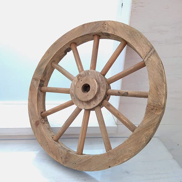 Murataya Sangyo 6321 Wood Wheel, S, Brown