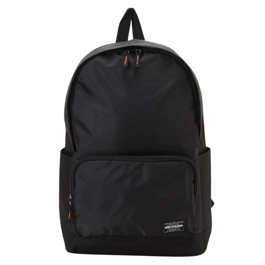 ABYSS OF TIME 3545 Backpack, Simple, Sports, Polyester, Lightweight, Black, ミディアム