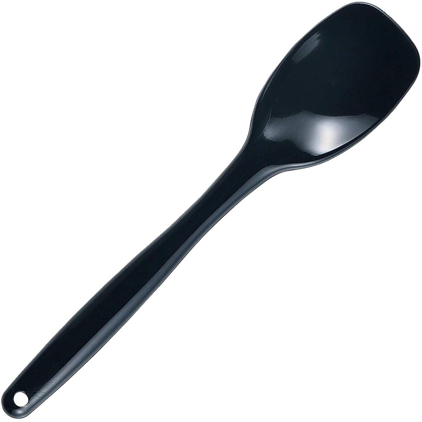 Shimomura 41423 Silicone Cooking Spoon, 9.8 inches (25 cm), Made in Japan, Dishwasher-Safe, Heat Resistant, Can Mix, Ease and Scoop, Won't Scratch Frying Pans, Easy to Clean, Cooking, Making Sweets,