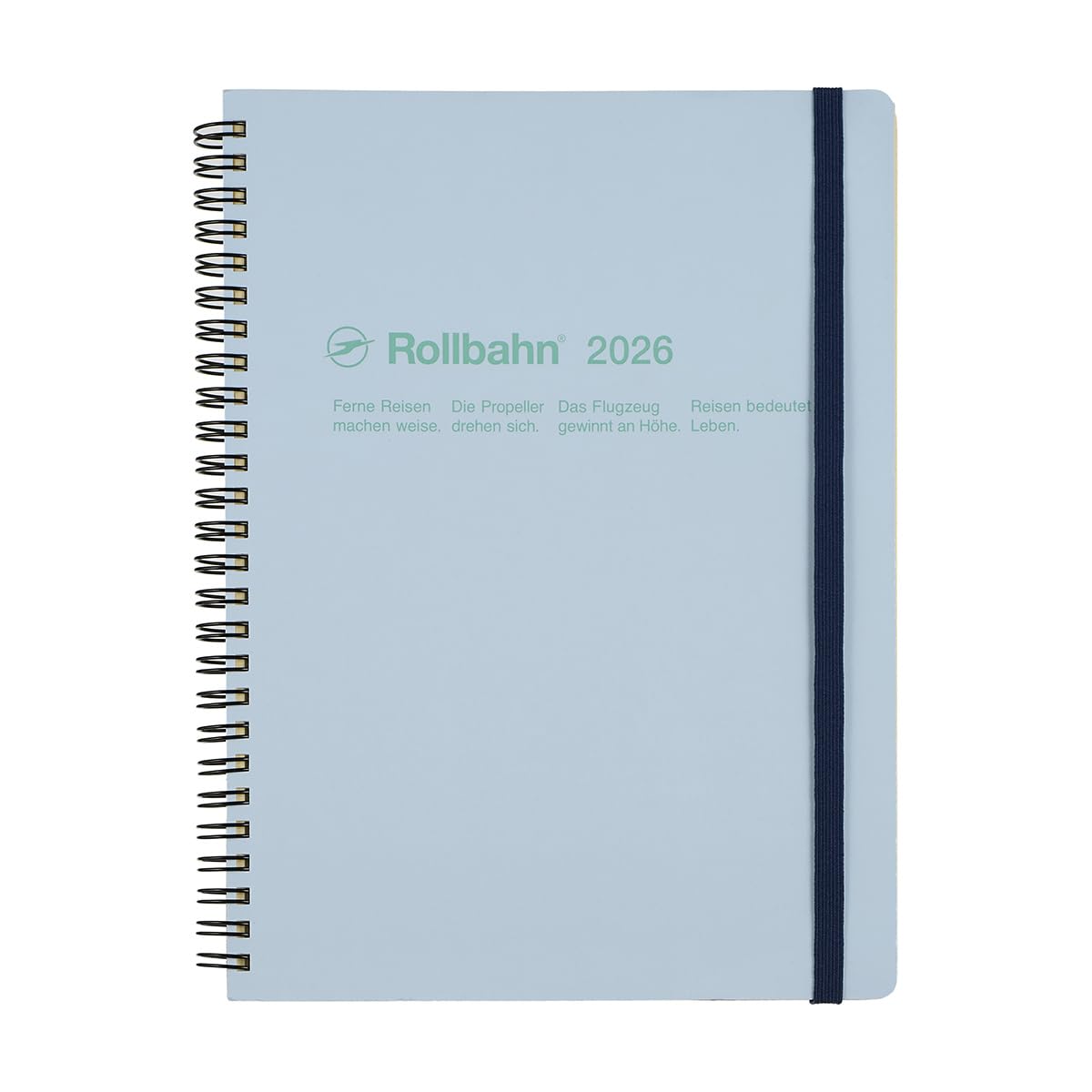 [Delphonics Notebook 2026 Version/Starts October 2025] Rollbahn Diary XL Schedule Notebook Monthly (Light Blue)