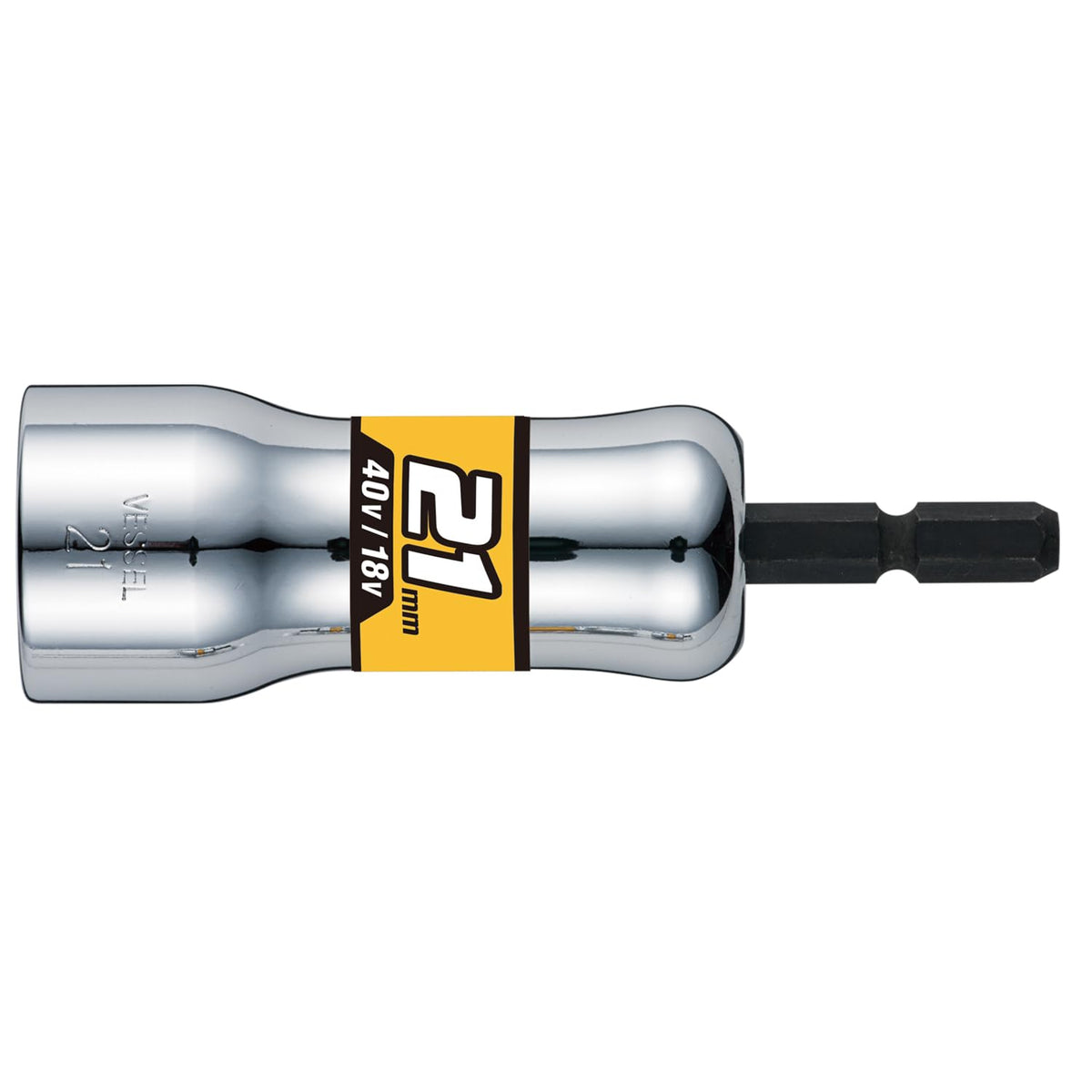 Vessel SL202190 Semi-Long Socket, Opposite Side 0.8 x 3.5 inches (21 x 90 mm), Hex
