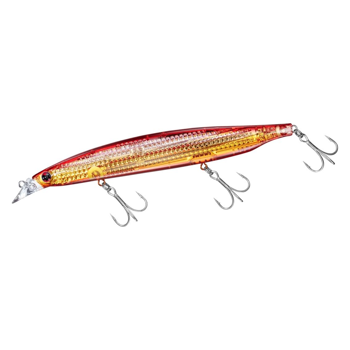 DAIWA Minnow Shoreline Shiner Z Vertis R140S-LI LI Double Red Gold