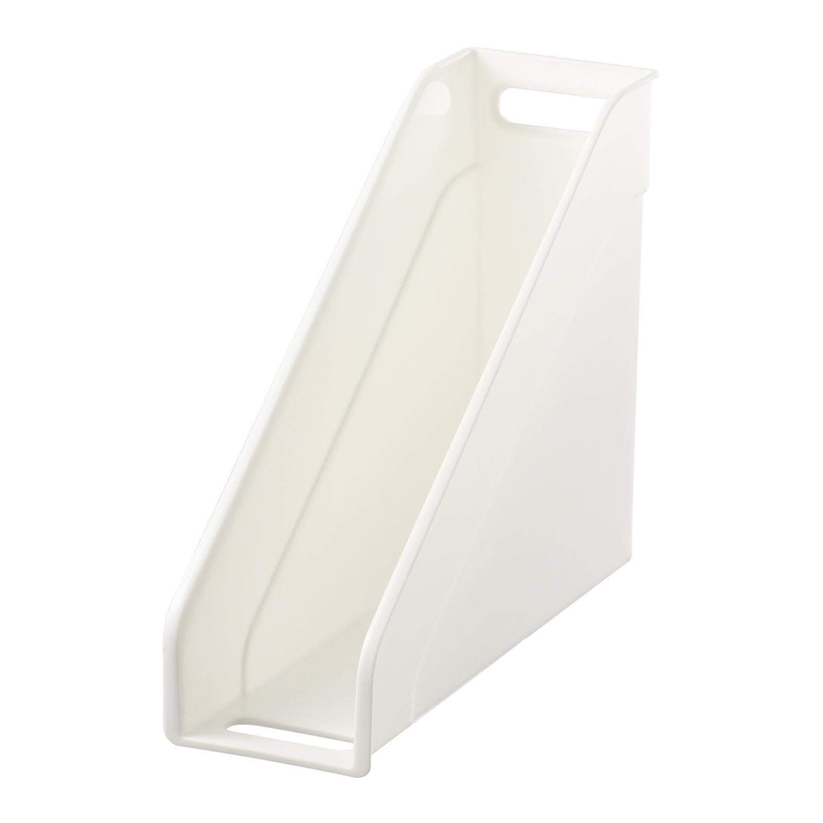 SANKA NSO-SSWH Natura Sort Box, Storage Box, File Case, Stand, Small, White, (W x D x H): 4.3 x 12.0 x 10.4 inches (11 x 32.8 x 26.3 cm), Made in Japan