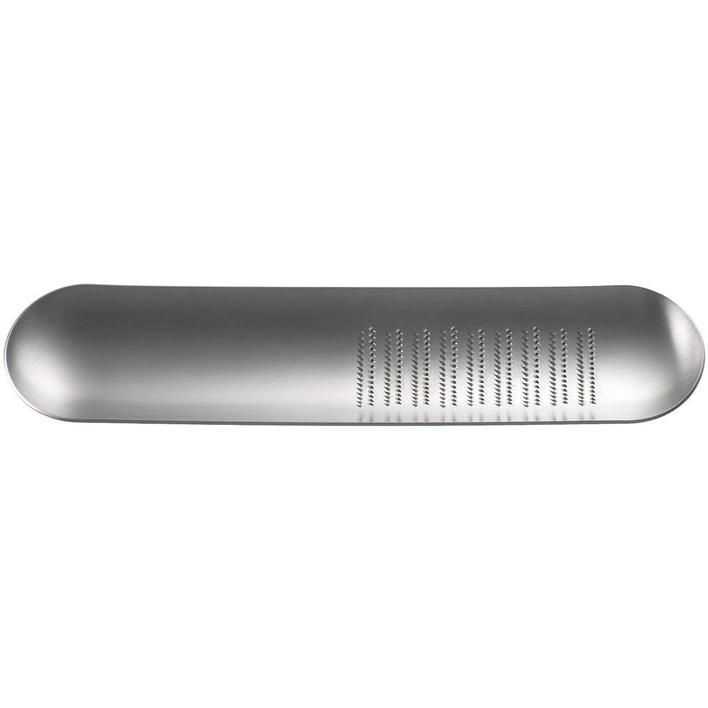 Yoshikawa Eatoko AS0012 Oros Grater, Silver, Width 1.8 x Depth 7.9 x Height 0.4 inches (4.5 x 20 x 1 cm)