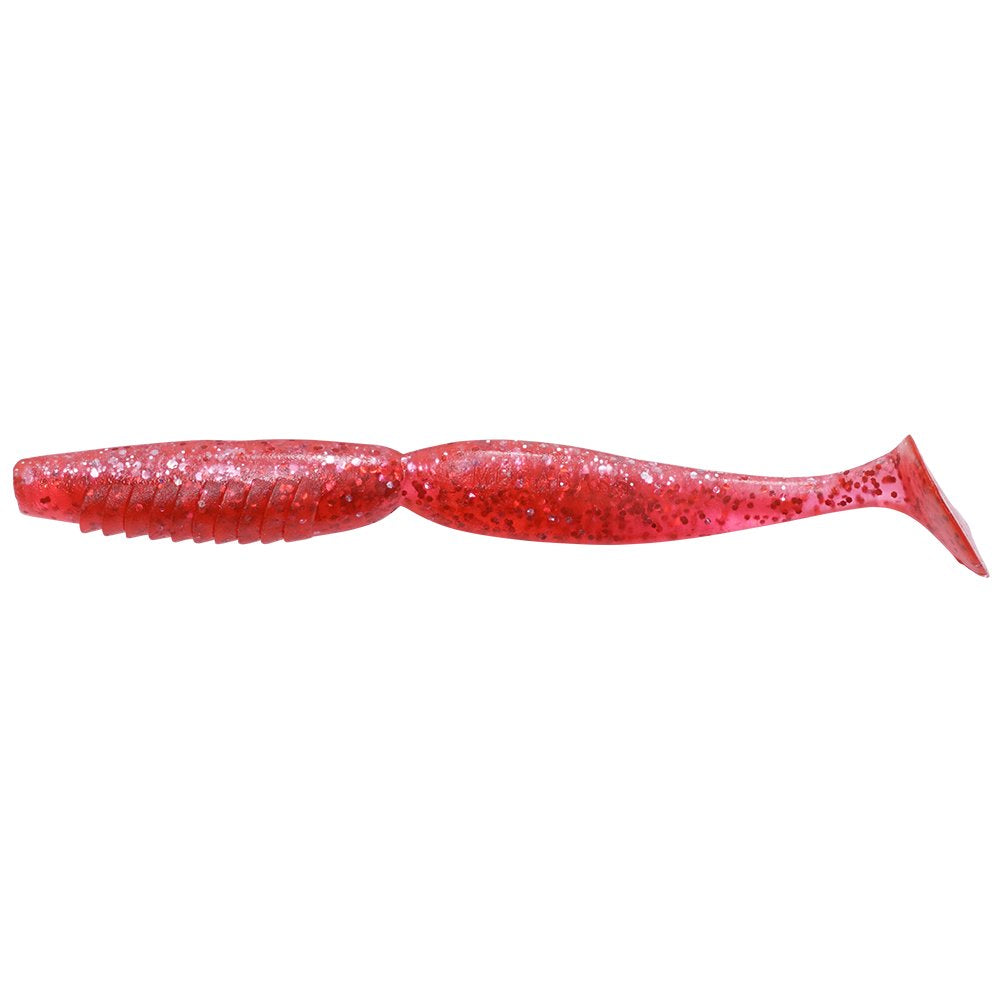 Megabass 38215 Worm Super Spindle SW (Super Spindle Salt) (4 inch) Almighty Pink