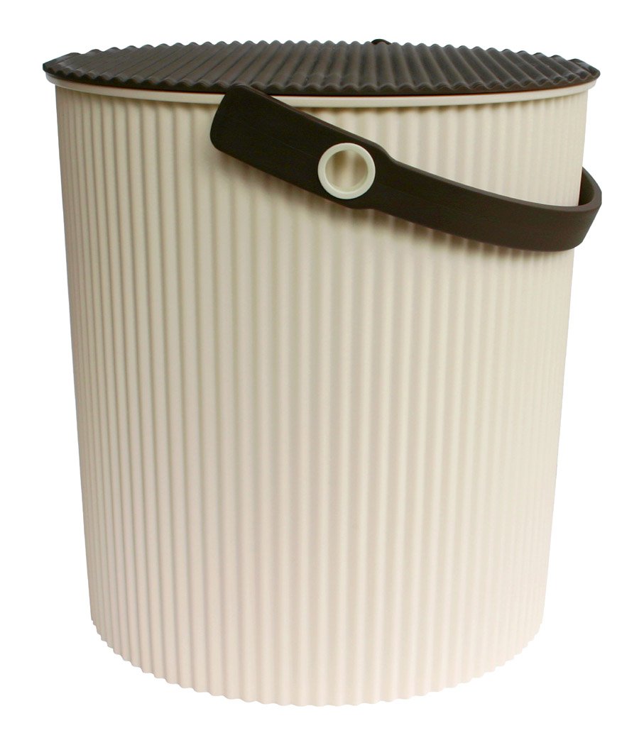 Yawata Kasei 228356 Omuniutti Ivory Bucket with Lid, 7.5 gal (20 L) sceltevie omnioutil Scandinavian