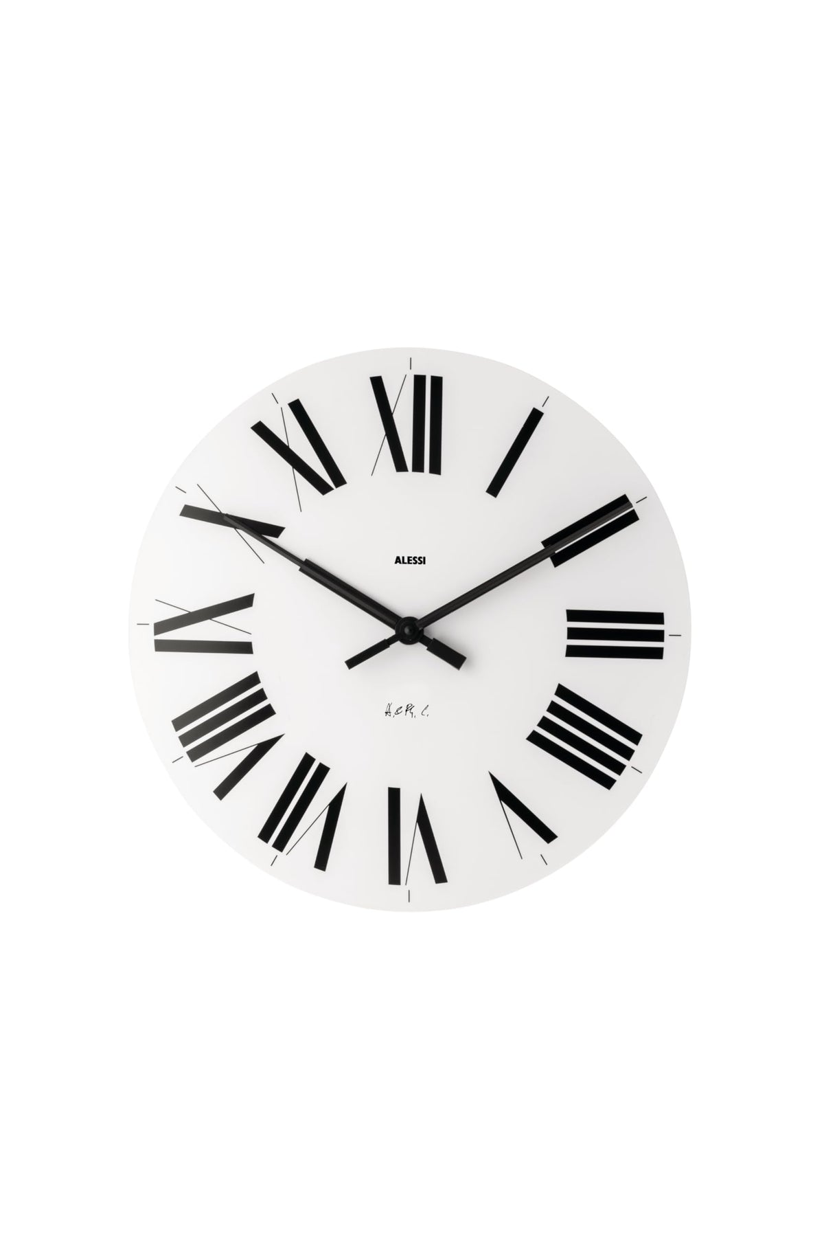 Alessi Firenze Wall Clock Aleesi 12 W Firenze Wall Clock, White