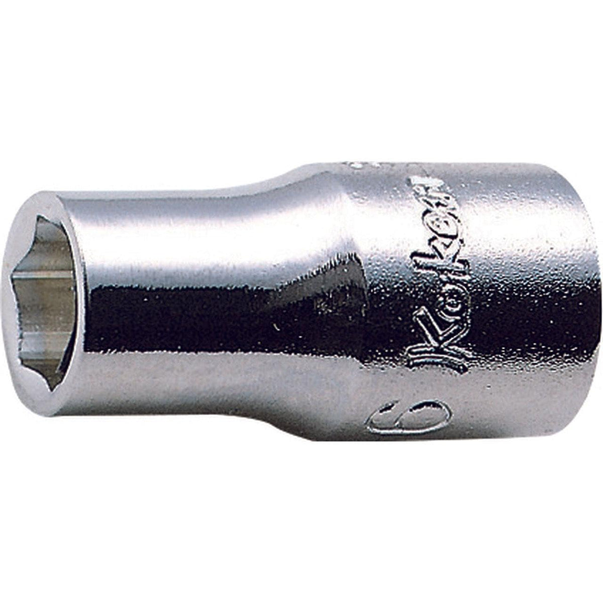 Ko-Ken USA - 2400A-1/8 1/4 Square Drive Socket 1/8 6 Point LENG
