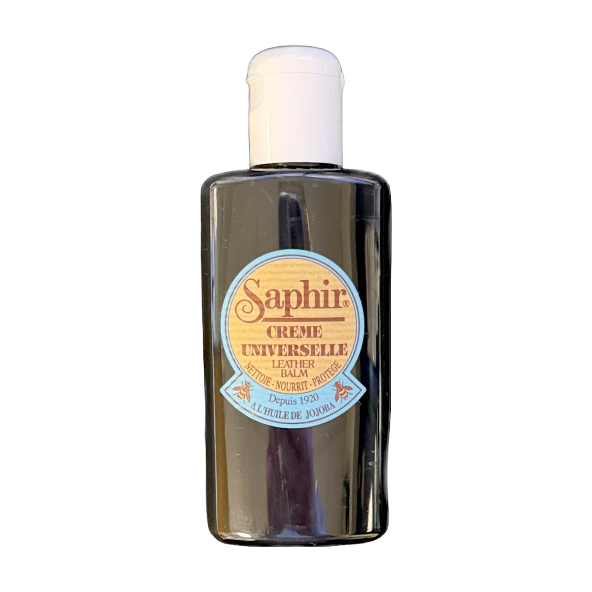 Universal cream cleanses nourishes revives black leathers, Black, 150