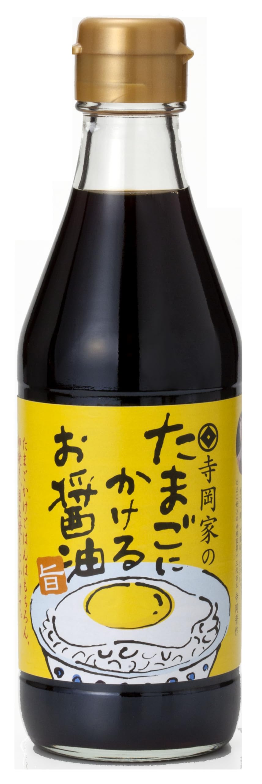 Teraokake Soy Sauce for Eggs 300ml 10.2Fl Oz [Glass bottle] (Medium, Original)