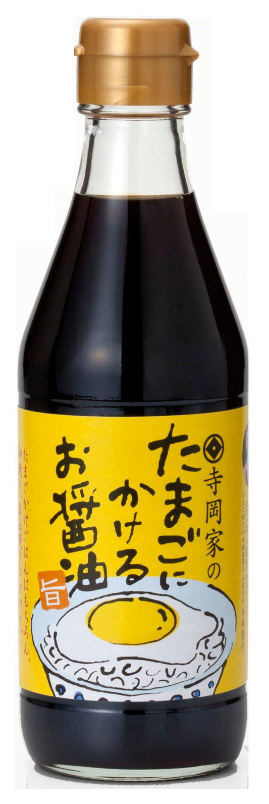 Teraokake Soy Sauce for Eggs 300ml 10.2Fl Oz [Glass bottle] (Medium, Original)