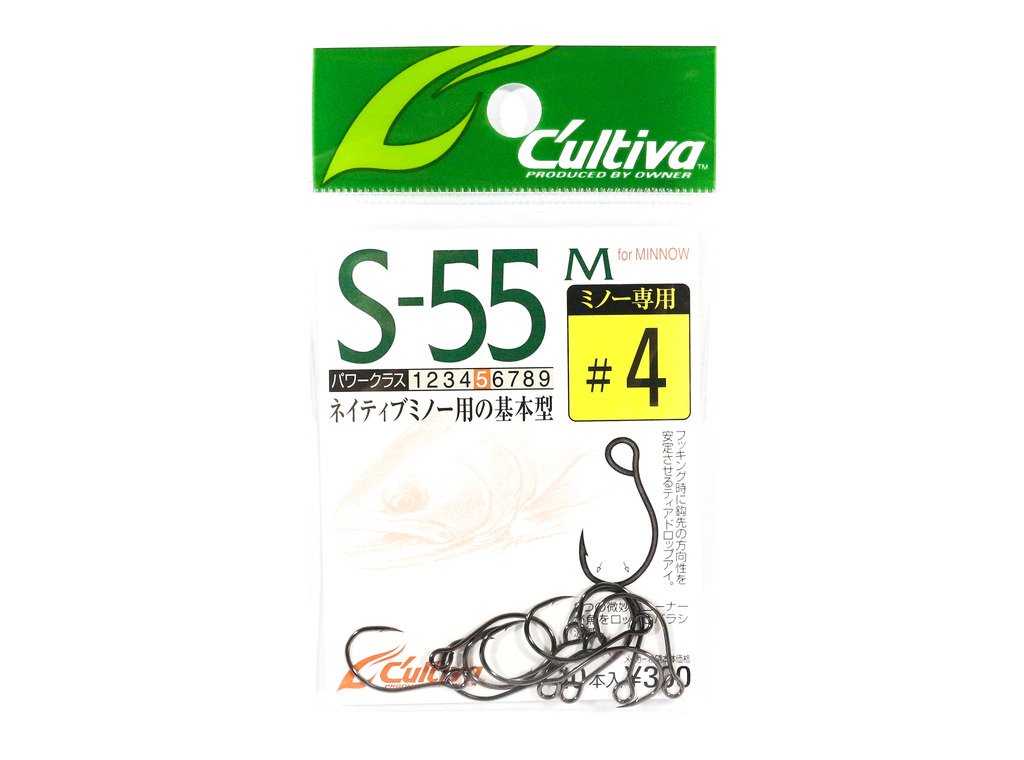 Owner S-55M Single Hook 4 11770 Fishing Hook