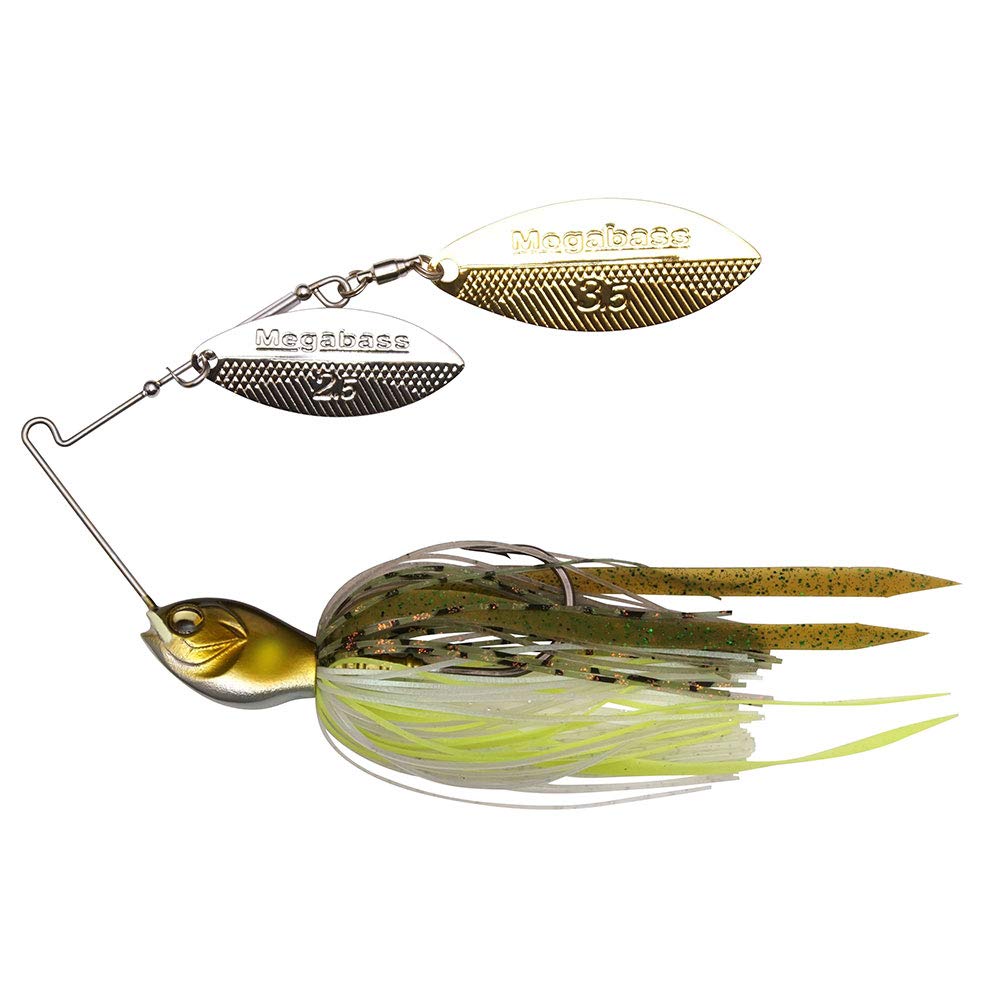 Megabass SV-3 Double Willow Spinnerbait - Ayu, 3/8 oz