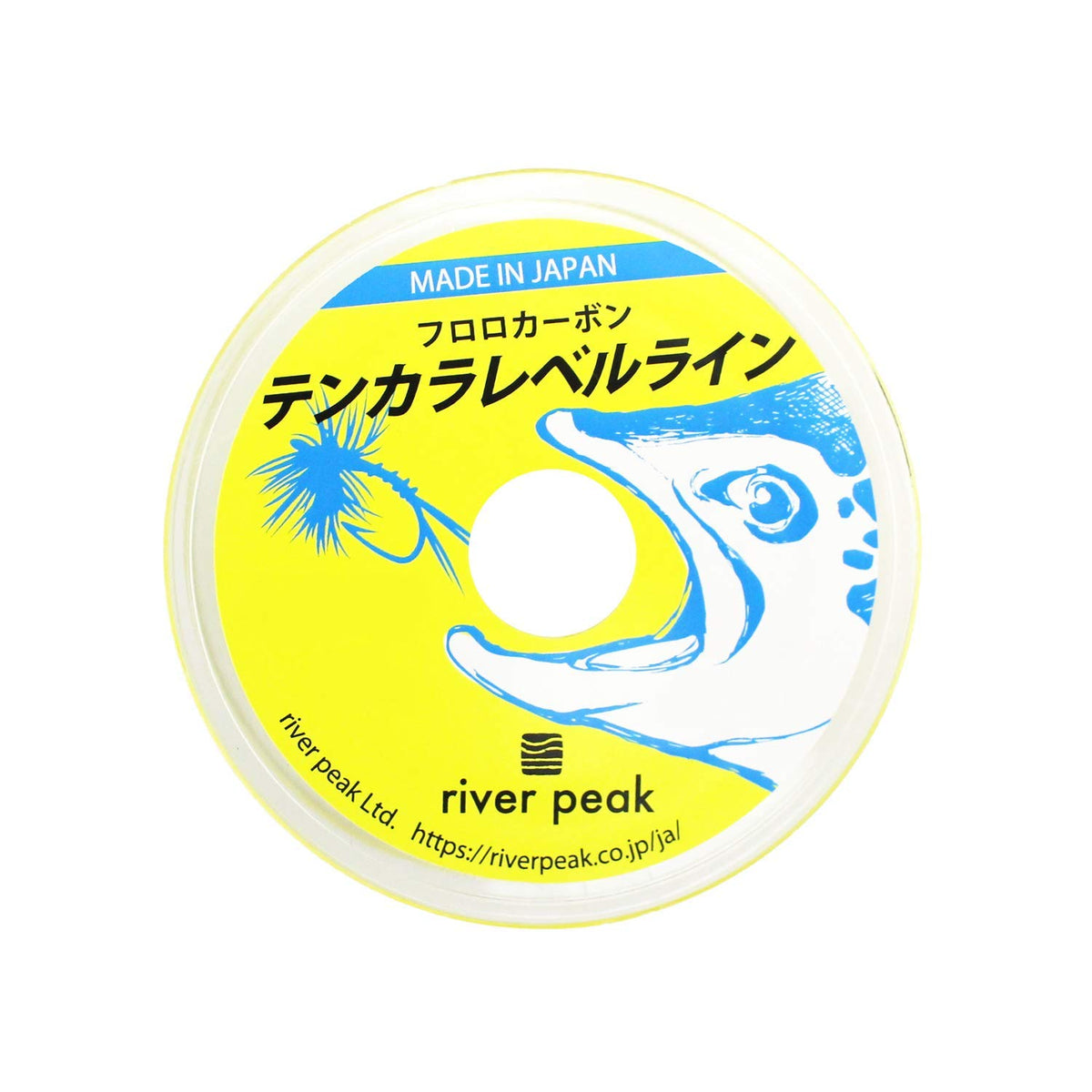 [river peak] Tenkara Level line Yellow 50m (4.0)