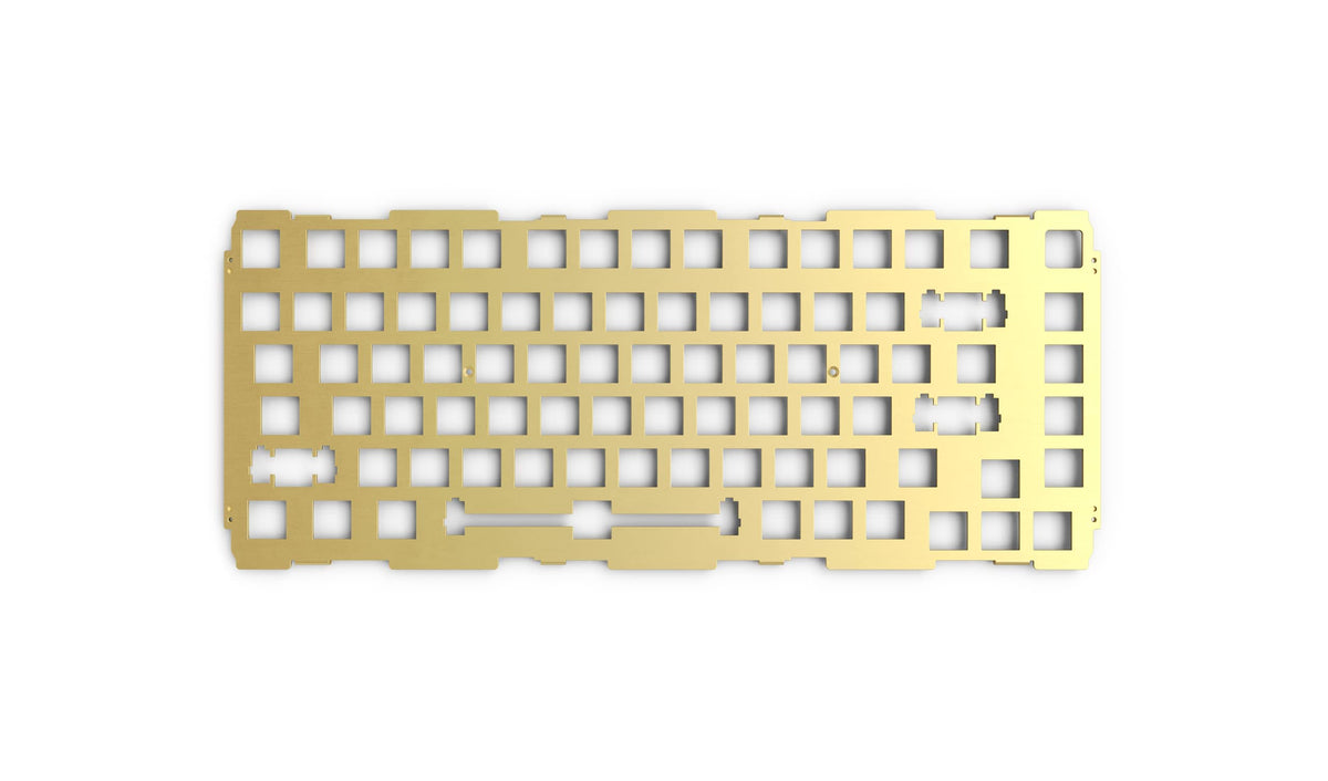 GLORIOUS Brass Switch Plate for GMMK Pro - Replacement Switch Plate GMMK Pro Keyboard (ANSI, Brass)