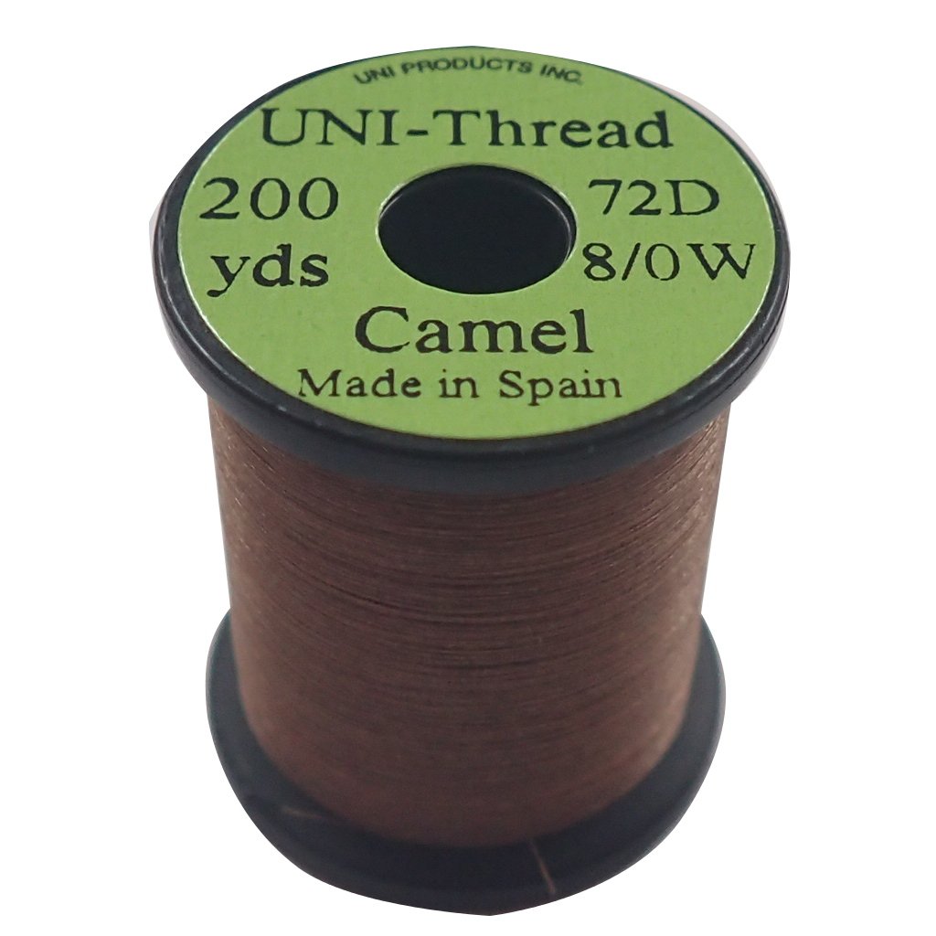 TIEMCO Fly Tying UNI Uni Thread, 8/0, 200 Yard, Camel