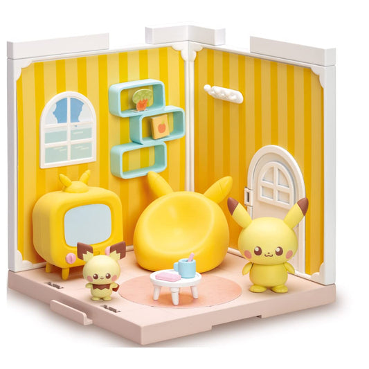 Takara Tomy Pokemon Poke Peace House Living Pikachu & Pichu