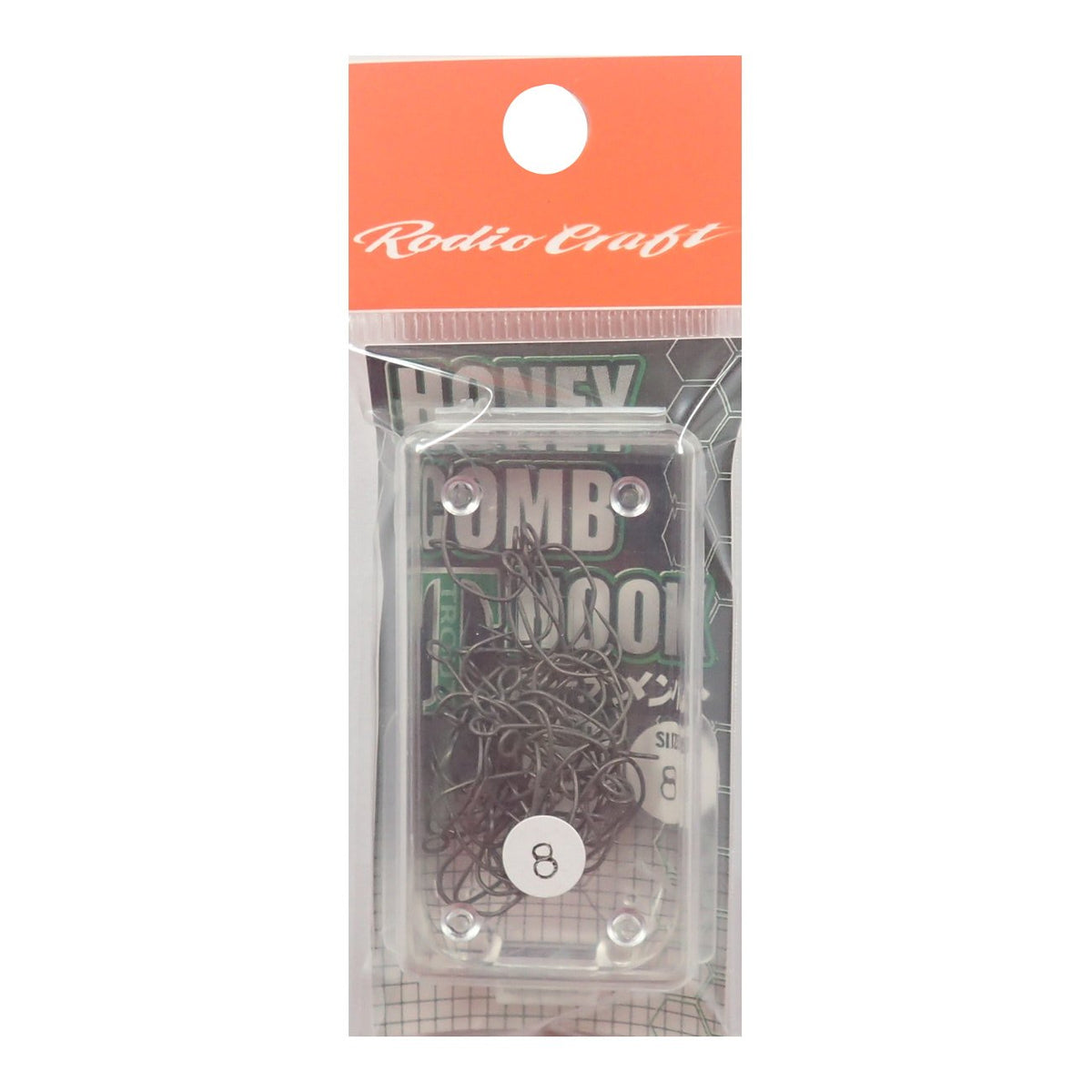 rodiocraft (rodeokurahuto) Honeycomb T Hooks Tournament Service Pack (50 Pieces) # 8 (fluorine)
