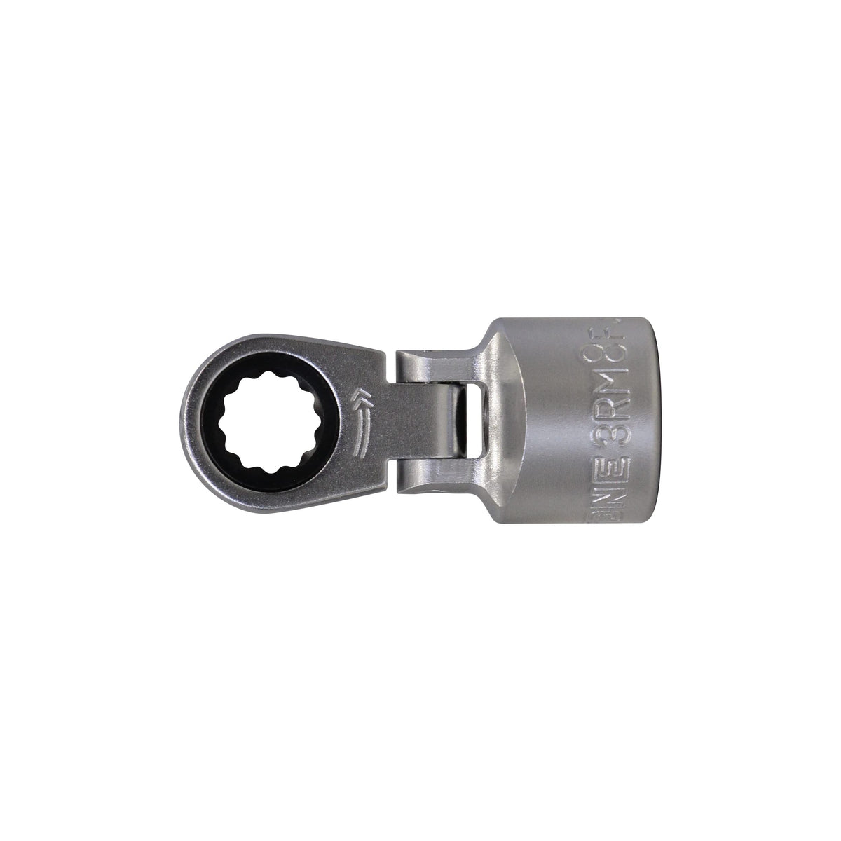 Tone HP3RM-08F Flex Ratchet Glasses Socket, 3/8 inch (9.5 mm) Drive Angle, 2 Side Width 0.3 inch (8 mm)