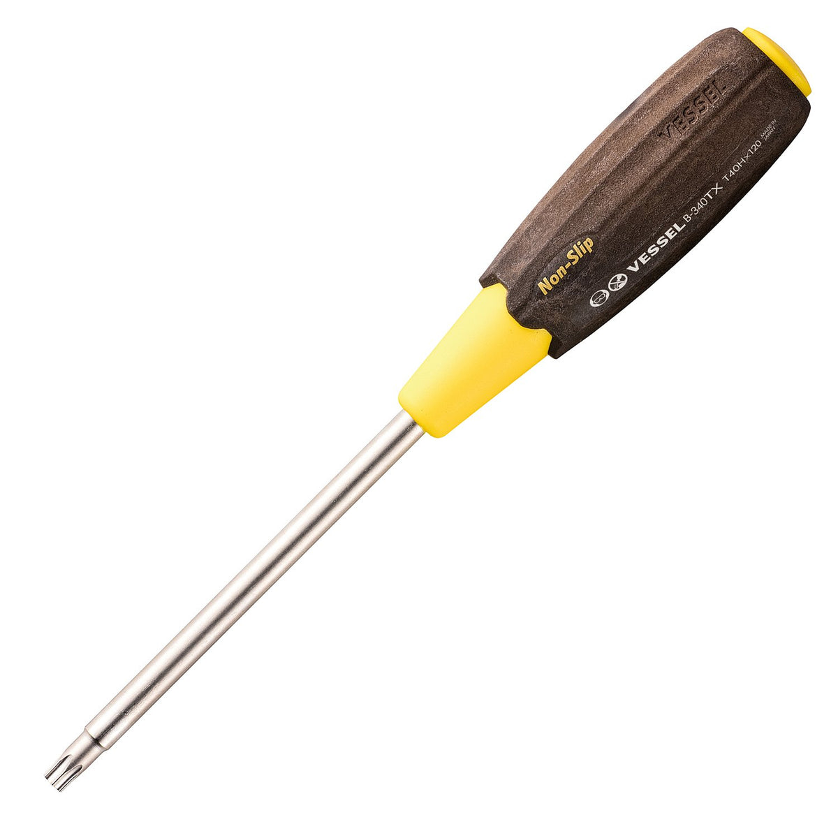 Vessel Woody Torx Screwdriver T40H x 120 B-340TX Torx Screwdriver (With Mount)