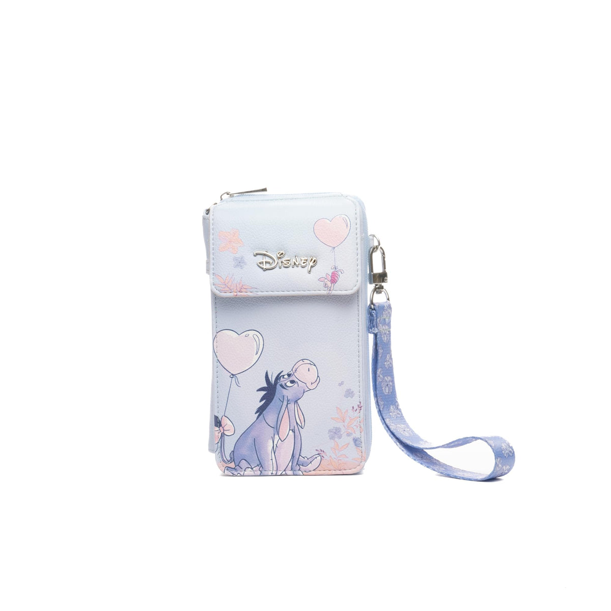 Wondapop Disney Winnie The Pooh Eeyore Crossbody Wallet Cell Phone Wristlet