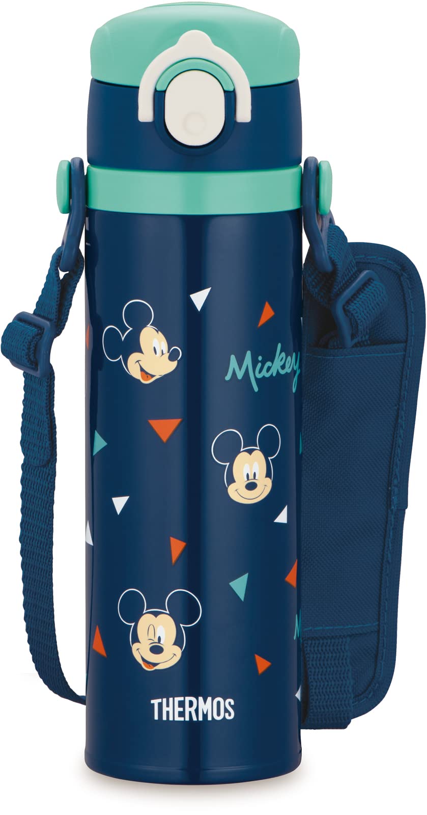 Thermos JOI-500DS NVY Vacuum Insulated Kids Mobile Mug 0.5L Mickey Navy for Kids to School or School