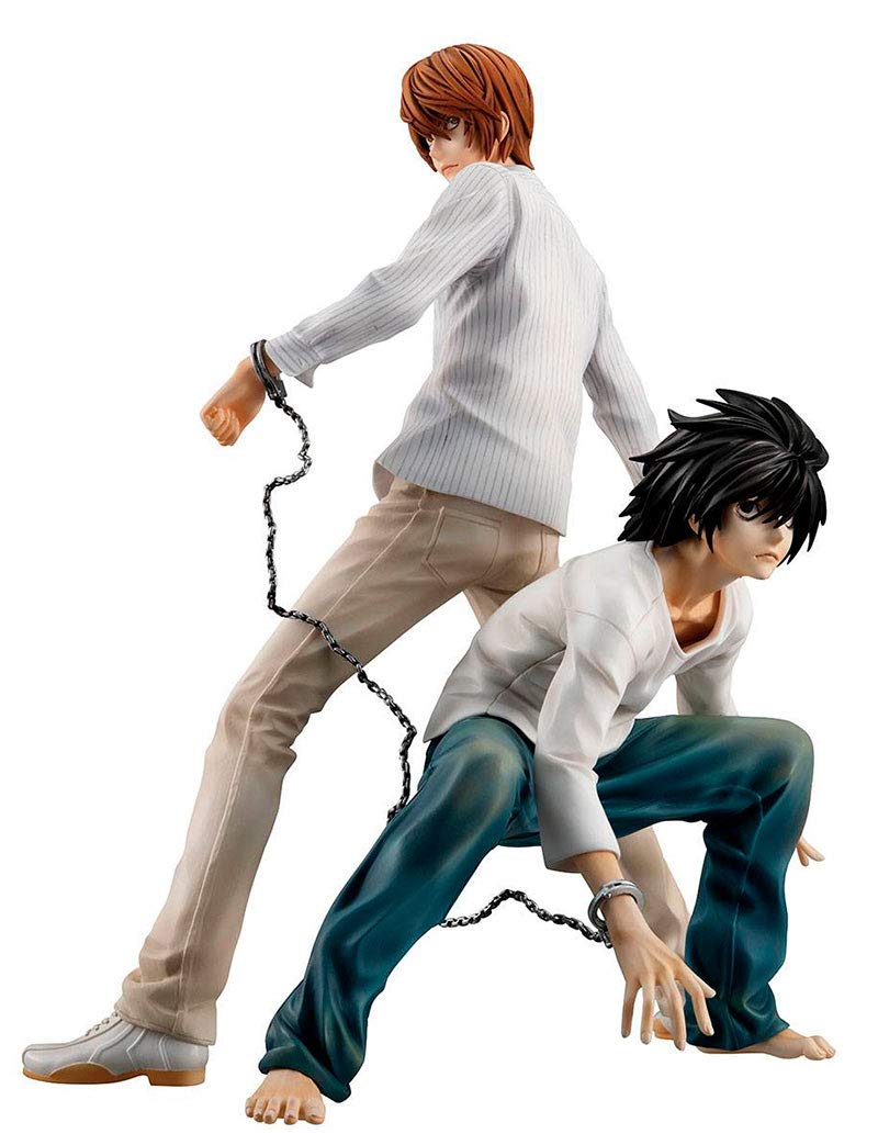 Megahouse Death Note: Light Yagami Moon & L Gem Series PVC Statue