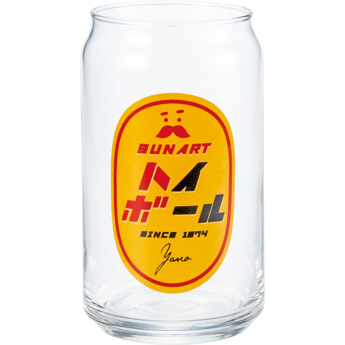 サンアート Sunart Fun Tableware Can Shaped Glass Collection High Ball Glass Tableware Retro Miscellaneous Goods Made in Japan SAN4252-6