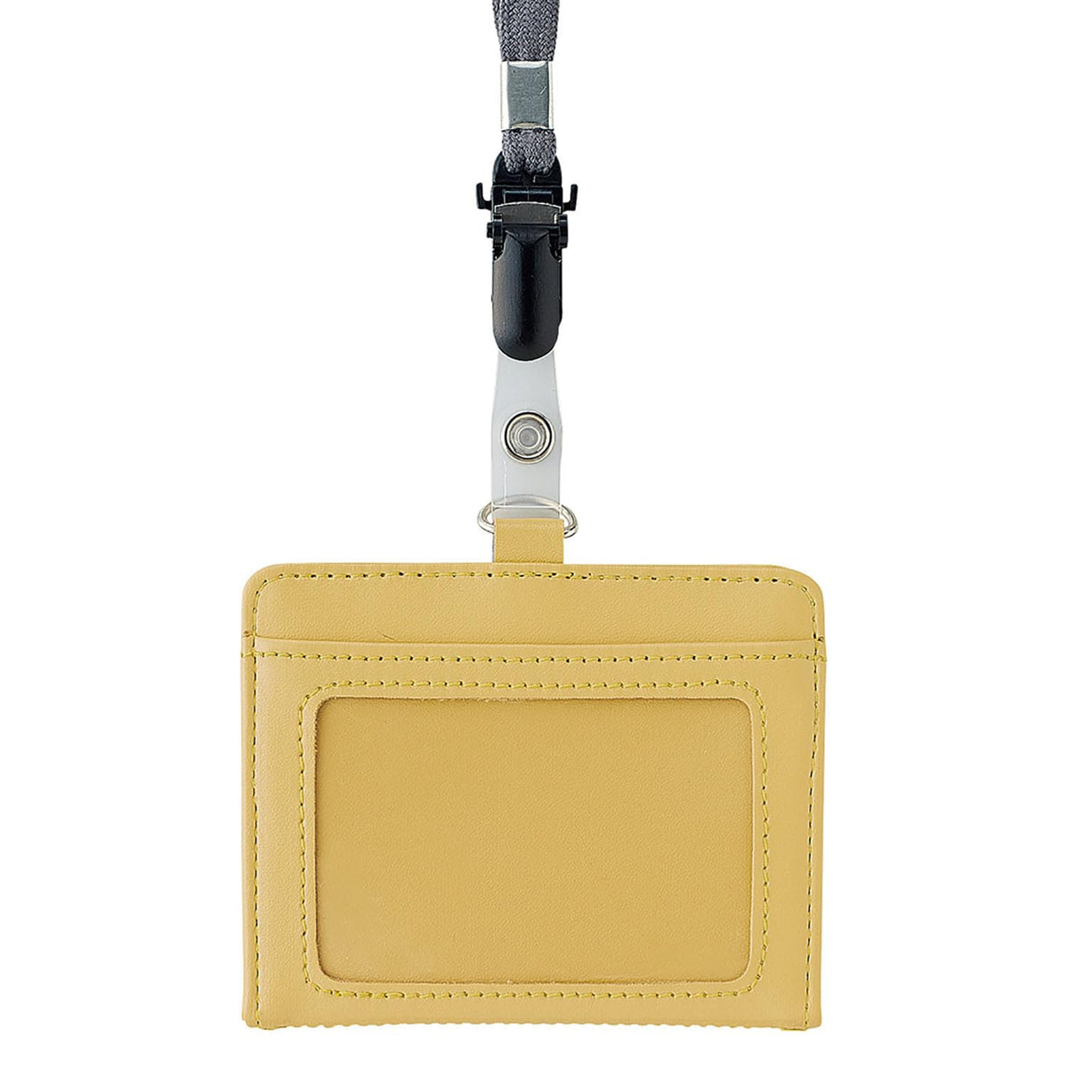 Lihit Lab Mutual ID Card Holder Matte Yellow A2625-5
