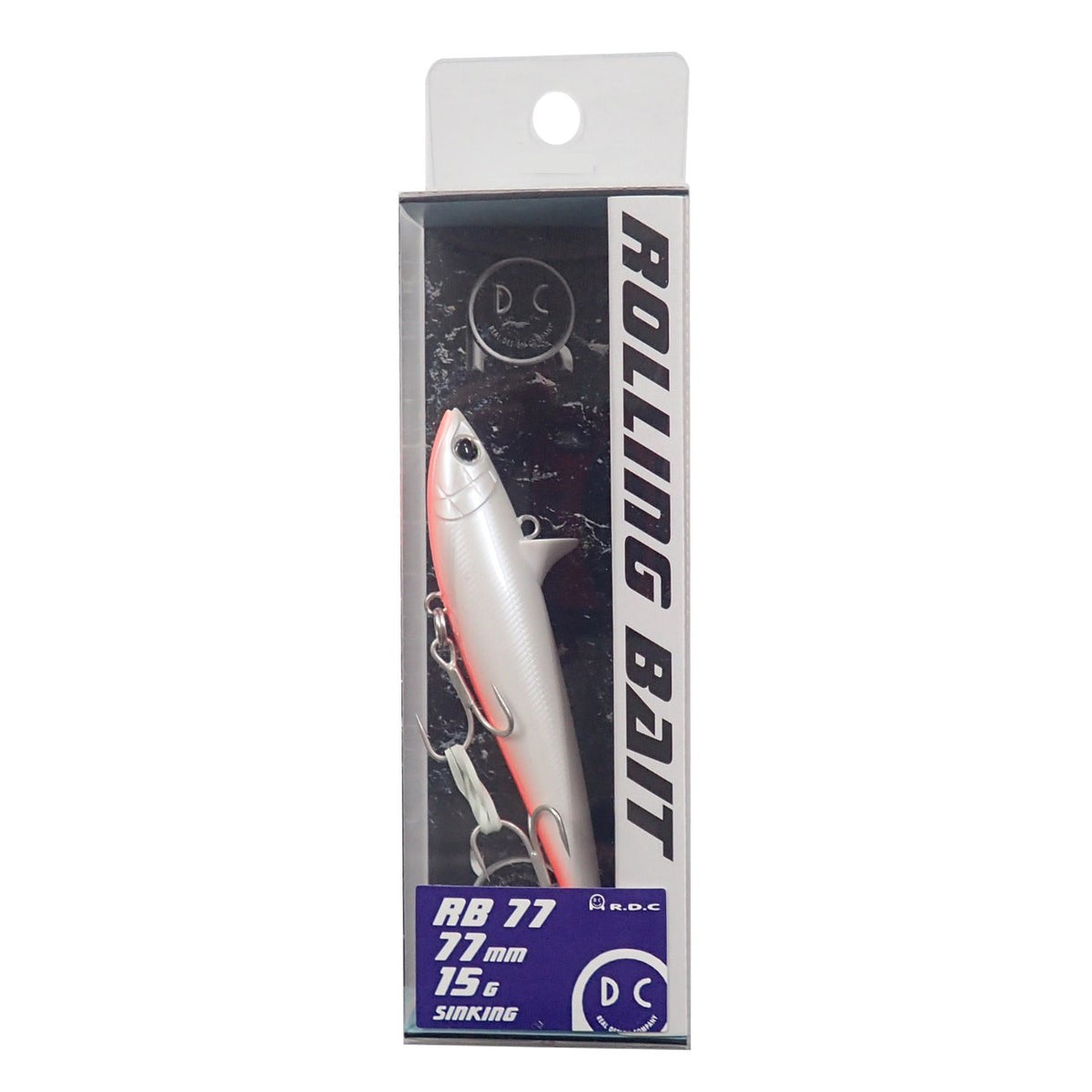 TackleHouse Vibration R.D.C Rolling Bait, 3.0 inches (77 mm), 0.5 oz (15 g), PW Orangeberry #03 RB77 Lure