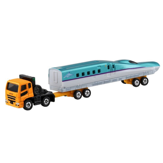 Tomica Long Type Tomica No.122 Mitsubishi Fuso Super Great H5 Series Shinkansen Hayabusa Transport Vehicles