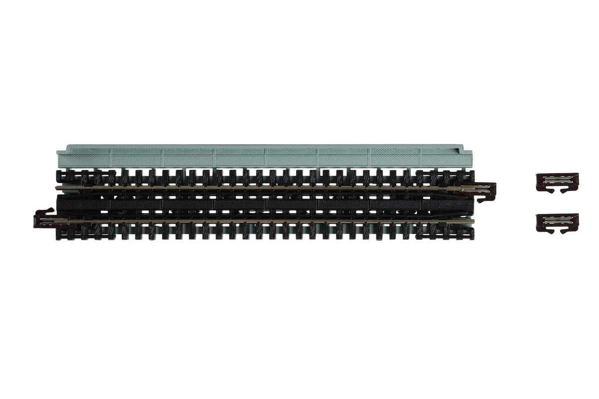N 124mm 4-7/8" Deck Plate Girder Bridge, Gray
