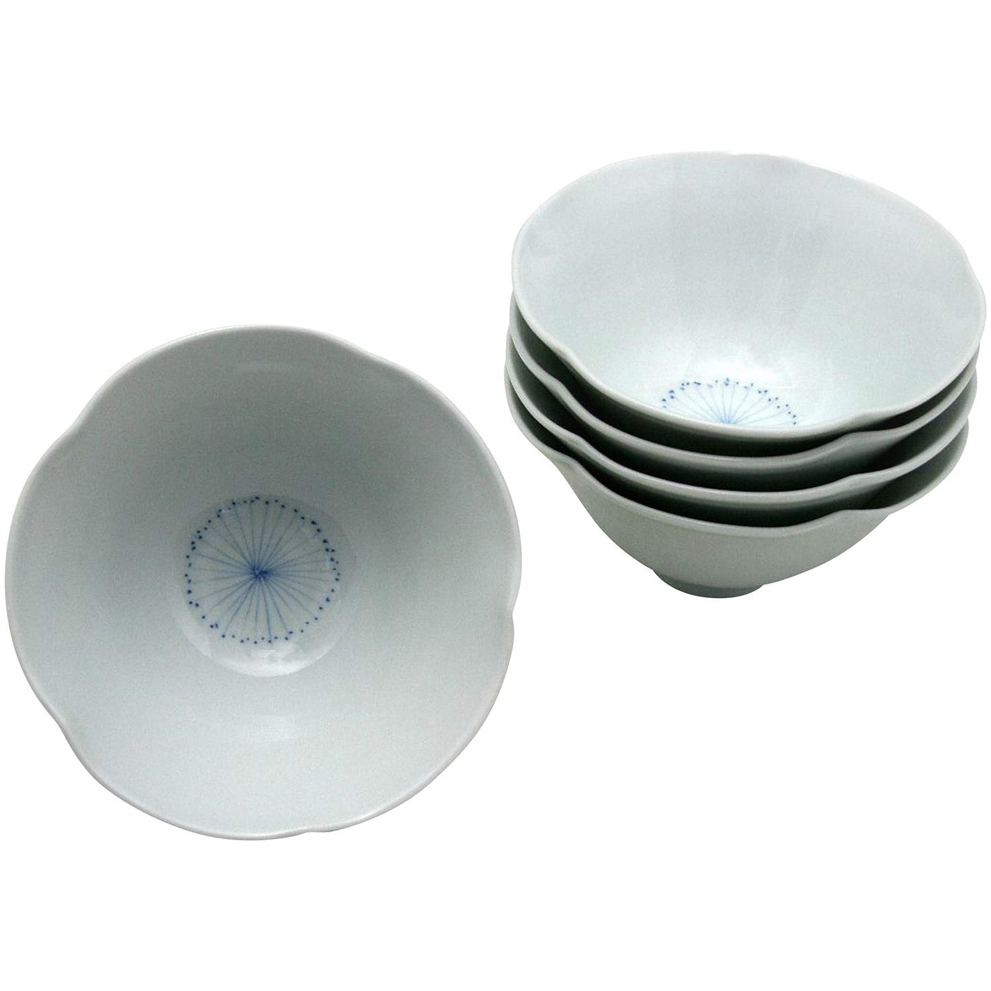 有田焼うつわ紀行(Aritayaki Utsuwa) Hasami Ware 52597 Kiln Prospective Petal Small Bowl