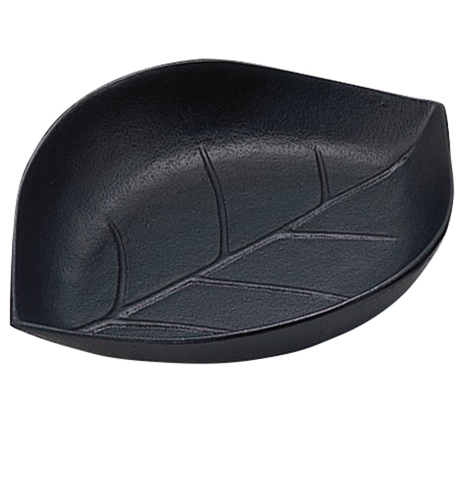 Ikenaga IronWorks QKN10003 Grill Pan, Small Leaf Shaped Gas Fire, Cast Iron, Made in Japan