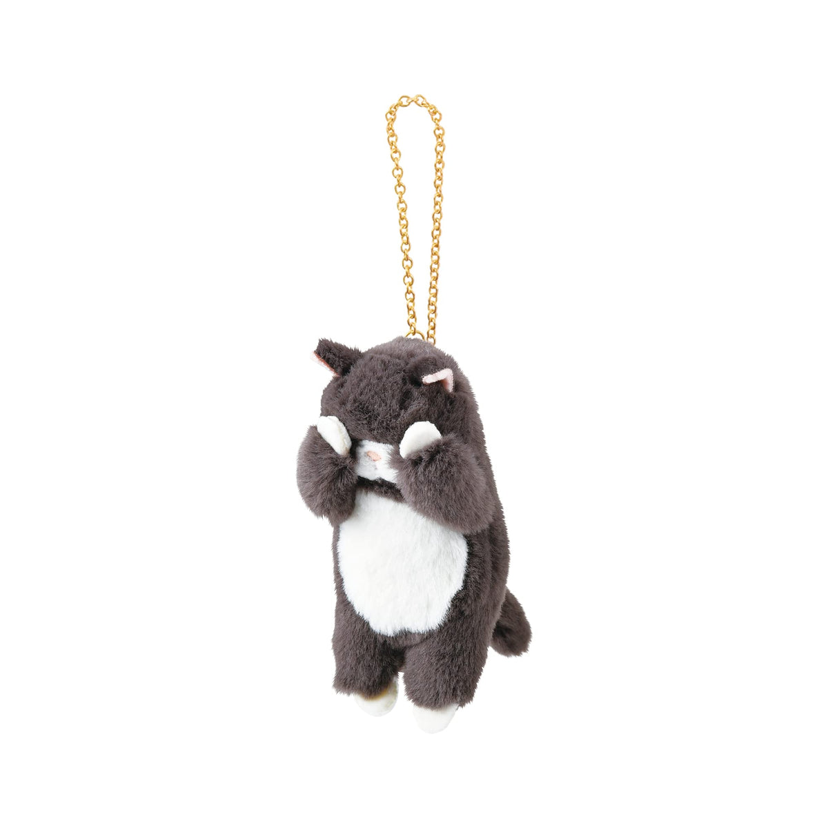 LIV HEART 17036-73 Black Cat Mascot, Cat Keychain (Total Length: Approx. 3.9 inches (10 cm))