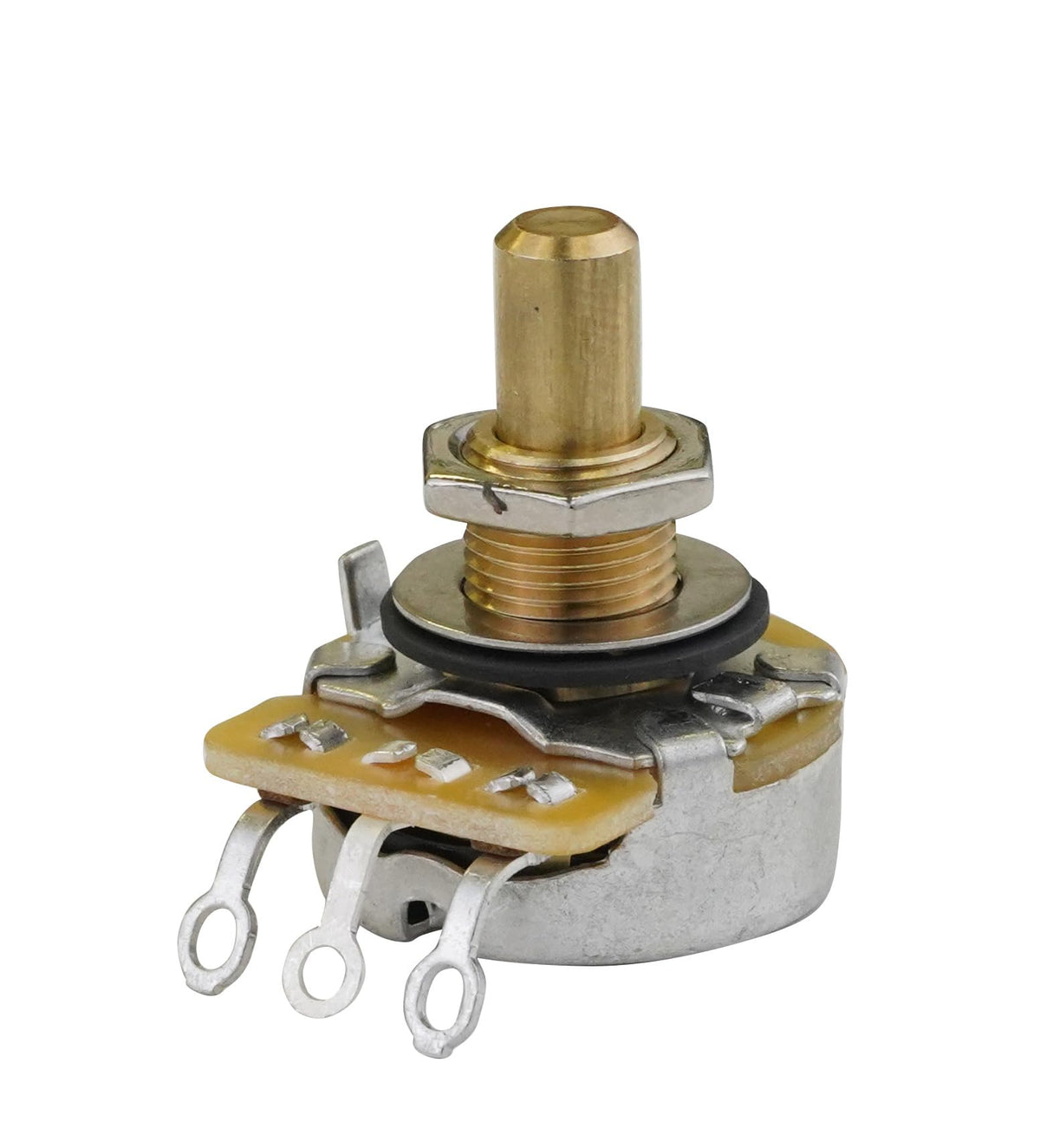SCUD, CTS-A250-RS CTS Pot, φ24, 250KΩ, A-Curve, Regular, Solid Shaft, Inch Size, CTS-A250-RS