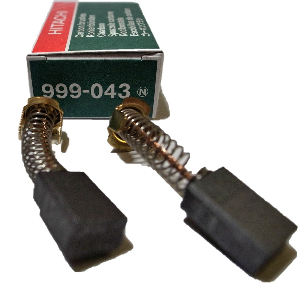 HiKOKI 999043 Former Hitachi Koki Carbon Brush, No.43, Normal Carbon, Pack of 2