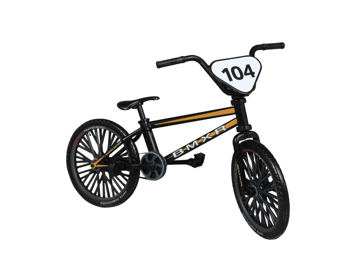 M.I.G. Sports BMX Race Black Painted Plastic Model Figure