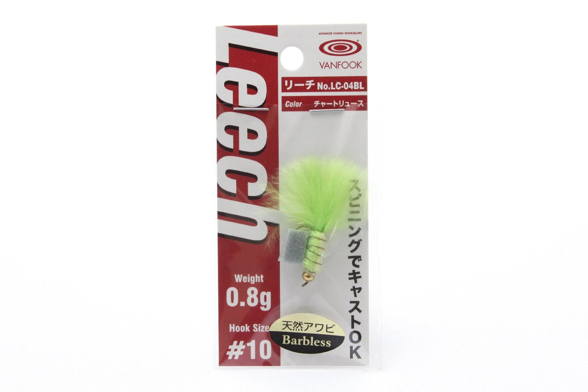 Vanfook 26580 Leech 0.8g LC-04BL 0.8g Chart Reuse