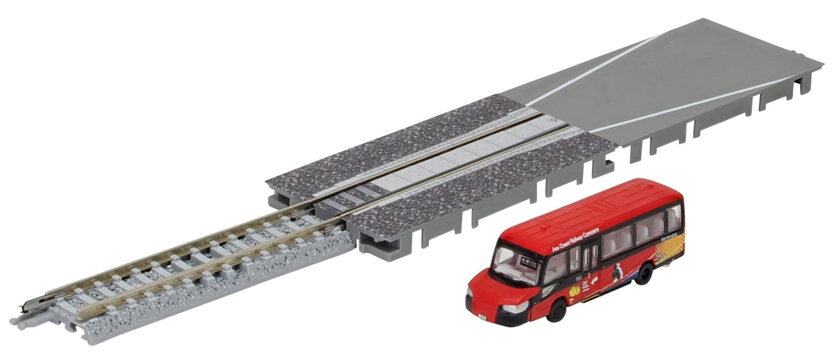 Tomytec Railway Collection 334729 The Bus Collection Asakaigan Railway DMV-933 Asakaigan Restoration with Mode Interchange Diorama Supplies