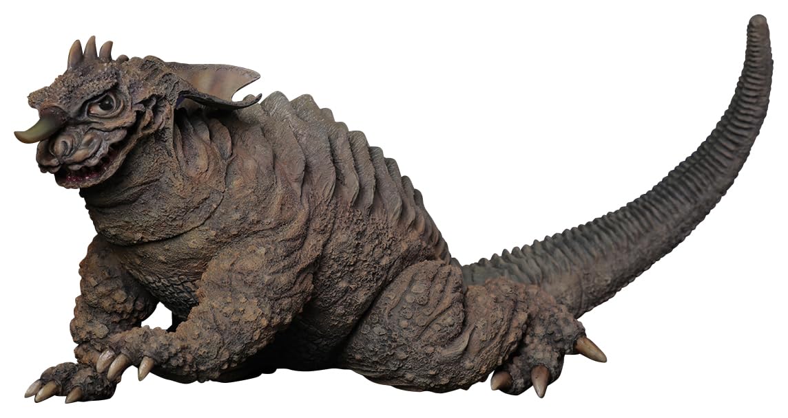X-PLUS GARAGE TOY Toho 11.8 inches (30 cm) Series FAVORITE SCULPTORS LINE Barragon (1965), Brown, Soft Vinyl, Painted, Non-scale, PVC, Figurine