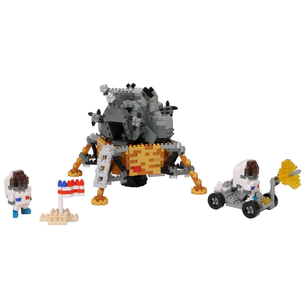 nanoblock - Space - Lunar Lander, Advanced Hobby Series Building Kit