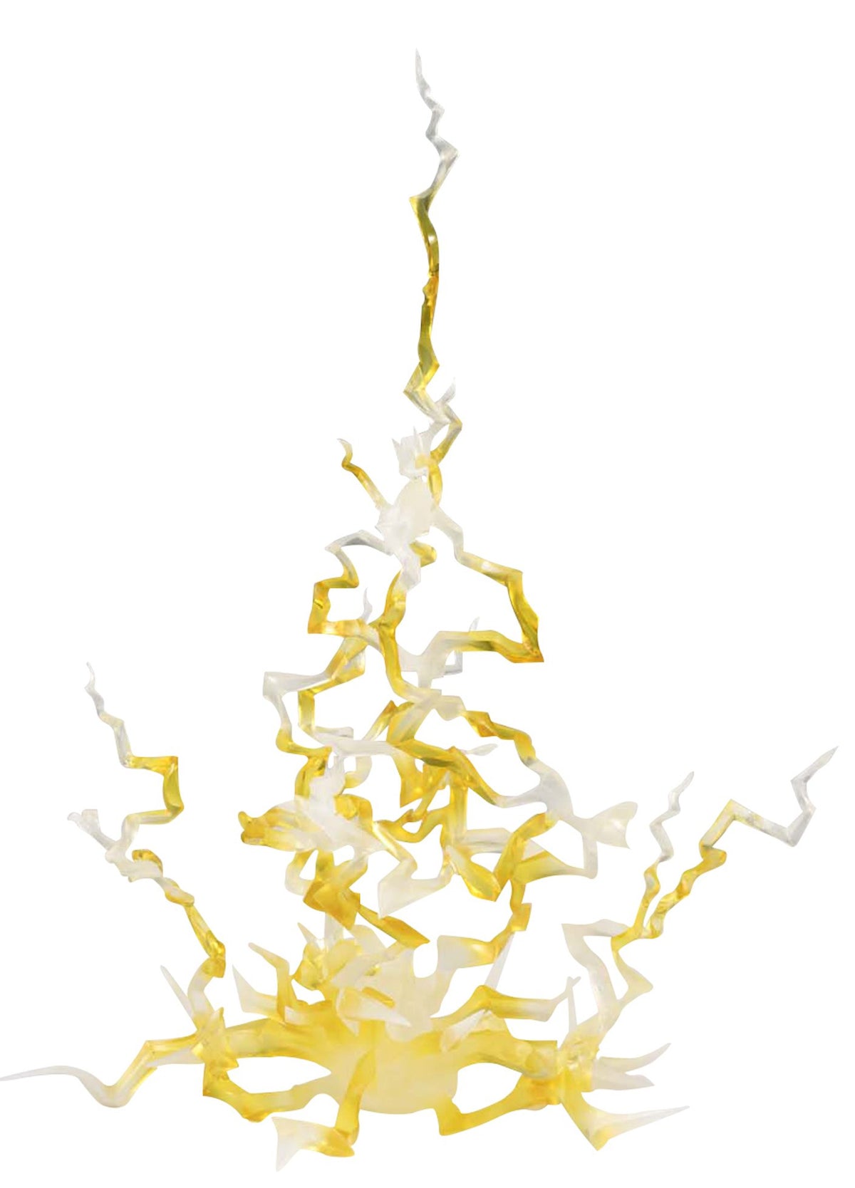 TAMASHII NATIONS Bandai Tamashii Effect Thunder Yellow Version Action Figure