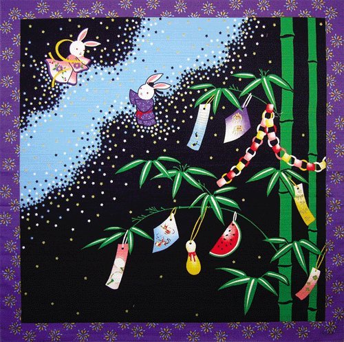 Furoshiki Small-size, Kyoto Traditional Season Event , July (Japan Import)
