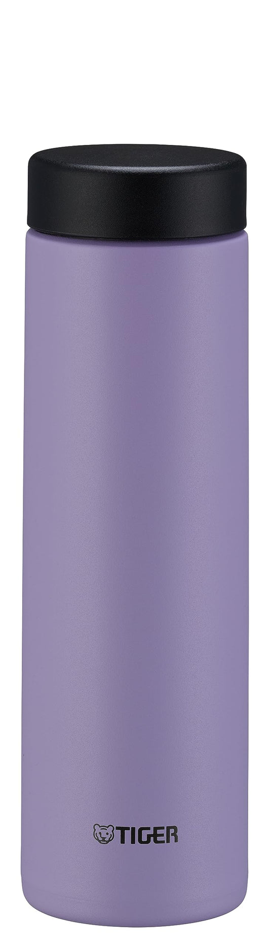 TIGER MMZ-W050VW Water Bottle, 16.9 fl oz (500 ml), White Water, Screw Stainless Steel Bottle, With Lid and Seal, Easy Wash, Easy Cap, Vacuum Insulated, Mug, Thermal Insulation, Tumbler, Lavender