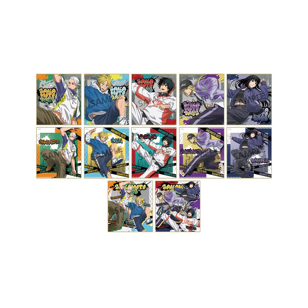 Sakamoto Days Trading Mini-Colored Paper Parkour Ver. Box of 12