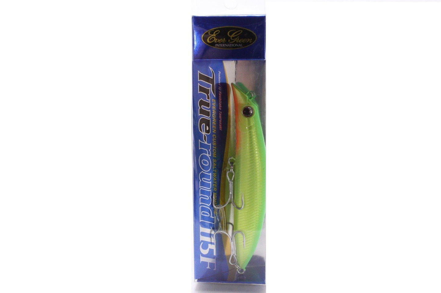 Evergreen Minnow True Round F 11.5cm 18.5g Lime Chart #777 Lure