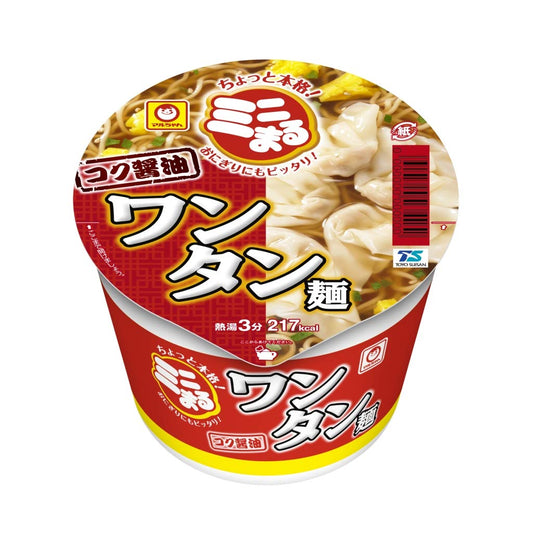 Maru-chan minimal flavor soy sauce wonton noodles 46g ~ 12 pieces (mini size)